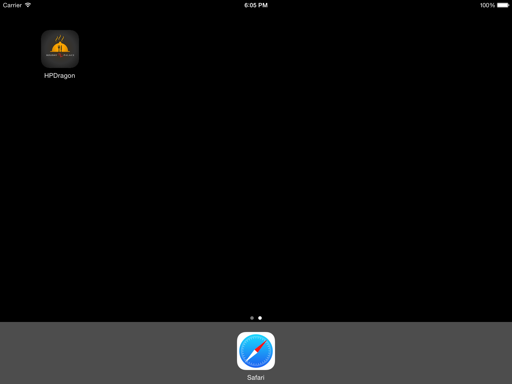 ทำแอพเมนูอาหาร iOS iPad Air